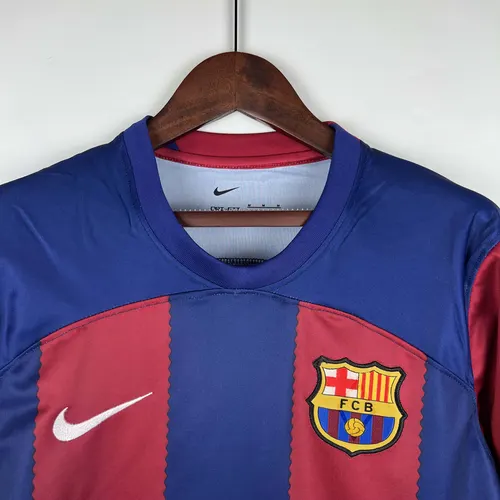 2023/2024 Manga Longa Barcelona Home  — view 3