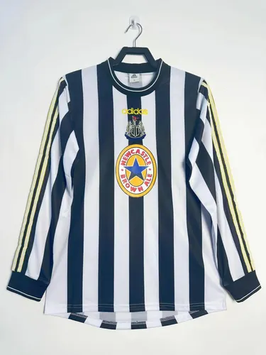 1997-1999 Retro Langarm Newcastle United Heim Fußballtrikot  — view 1