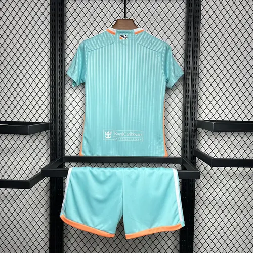 2024/2025 Inter Miami Tercera Equipación Visitante Camiseta de Fútbol  Talla Infantil — view 2