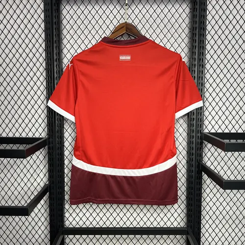 2024-2025 Schweiz Heim-Fußballtrikot  — view 2
