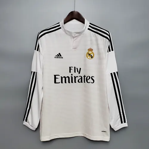 Rétro Manches Longues 2014/2015 Real Madrid Domicile — view 1