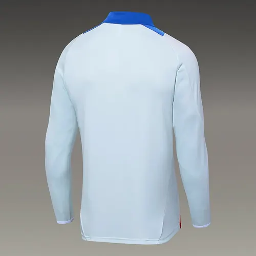 Conjunto de Treino Espanha Meia Puxada Azul Claro 2024-2025 — view 4