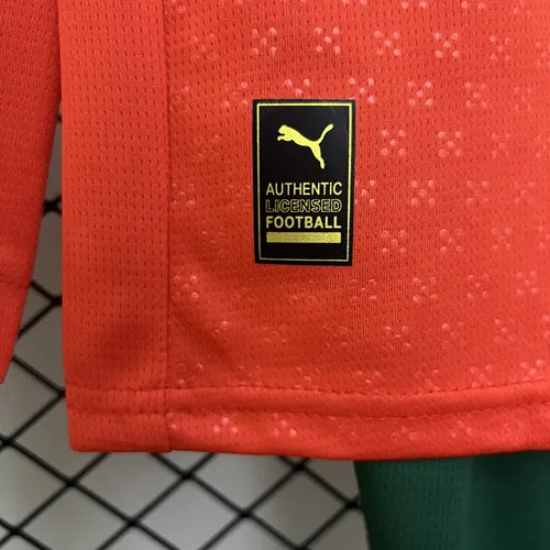 2025 Portugal Heim Langarmtrikot AAA Fan-Qualität Kindergröße — view 4