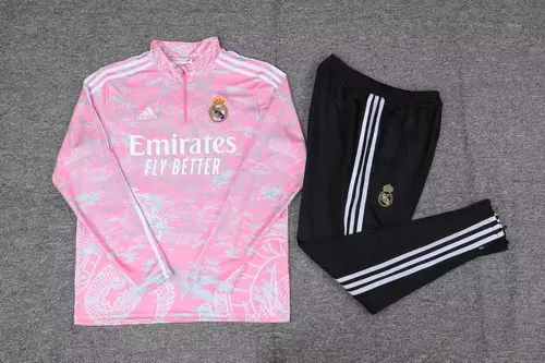 2023/2024 Real Madrid Edición Especial Chándal Entrenamiento Medio Tirante Rosa Set — view 3