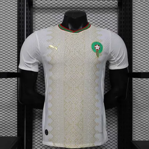 نسخة اللاعب قميص منتخب المغرب الوطني خارج الأرض 2026 كرة قدم  جودة تايلاندية