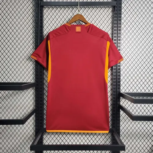 2023/2024 Roma Home Soccer Jersey  — view 2