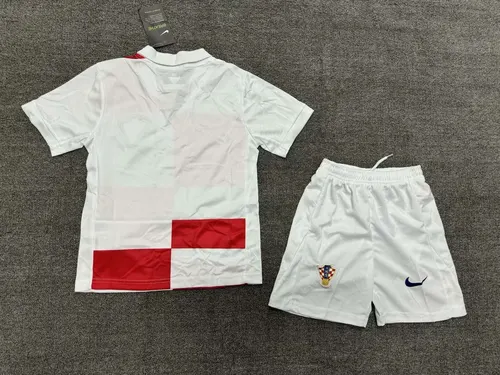 Camisa de Futebol Home da Seleção Croata 2024  Tamanho Infantil — view 2