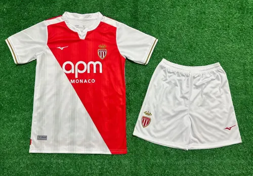 2025/2026 AS Monaco Primera Equipación Local Camiseta Fútbol  Talla Infantil — view 1