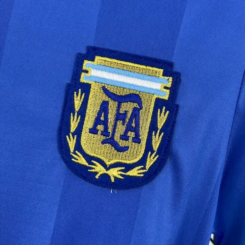 1986 Retro Argentinien Nationalmannschaft Auswärts Trikot  — view 3
