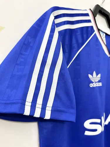 Camisa de Futebol Retrô Manchester United Terceiro Visitante 1988-1990  — view 6