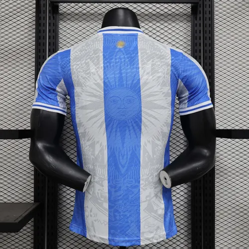 Camisa de Futebol Versão Jogador Argentina Edição Especial Sol 2024 AAA qualidade fã — view 2