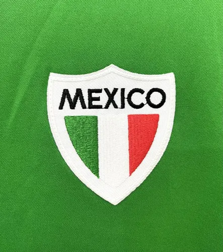 1970 Retro Mexiko Heim Fußballtrikot  — view 5