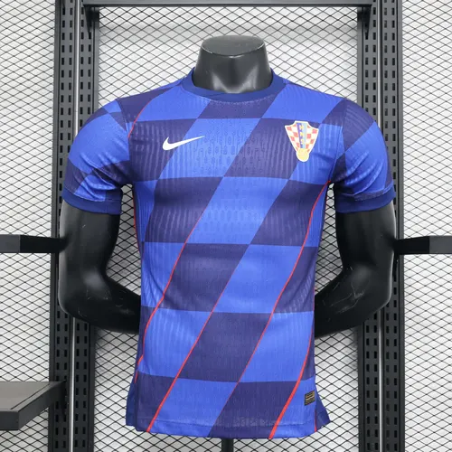 2024 Version Joueur Croatie Équipe Nationale Extérieur Maillot de Foot  — view 2