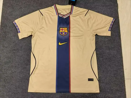 2026/2027 Retro Barcelona Edição Conjunta Camisa de Futebol   — view 1