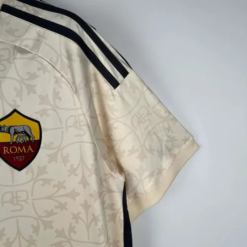 2023/2024 قميص كرة قدم خارجي لـ Roma جودة تايلاندية (بدون راعي) — view 5