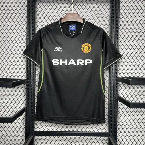Camiseta de Fútbol Retro Tercera Equipación Visitante Manchester United 1998/1999  — view 1