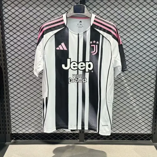 2025/2026 Juventus Home Football Shirt  （There Are Sponsors）