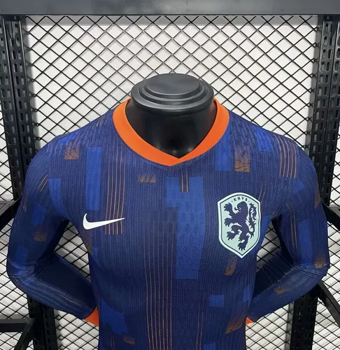 Camiseta Visitante de los Países Bajos Versión Jugador Manga Larga 2024-2025 — view 3