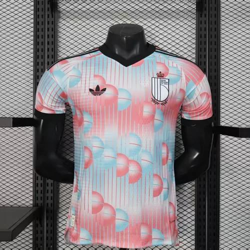 2026 Spielerversion Belgien Nationalmannschaft Auswärts Fußballtrikot  
