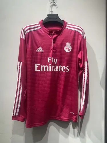 Camiseta de Fútbol Visitante de Manga Larga Retro del Real Madrid 2014/2015  — view 1