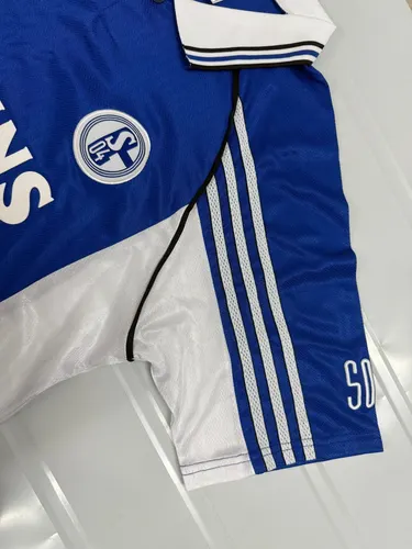 Camisa de Futebol Retro Schalke 04 Casa 1998/2000   — view 6