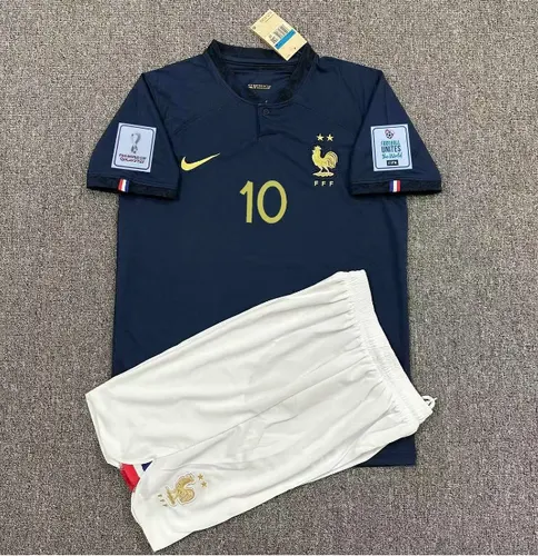 2022 France Home Kit (Player Version) Adult  — view 2