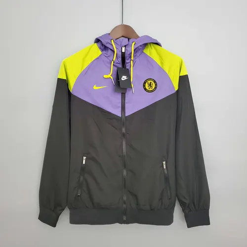 2023/2024 Chelsea Trikot Windjacke Schwarz und Lila