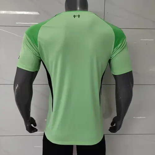 2025/2026 Player Version Liverpool Goalkeeper Green Football Jersey  — view 2