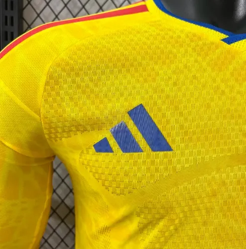 2026 Langarm Spielerversion Kolumbien Nationalmannschaft Heim-Fußballtrikot   — view 4