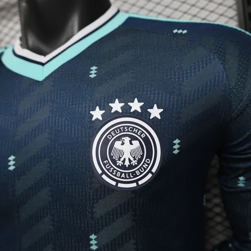 Camisa de Futebol Manga Longa Fora Alemanha 2026 Versão Jogador AAA qualidade fã — view 5