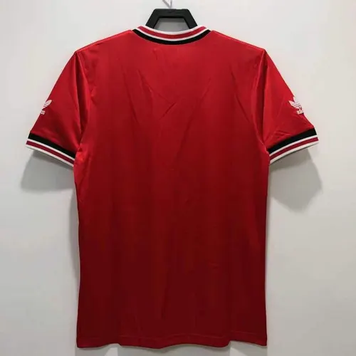 1985 Maillot Rétro Manchester United Home Football  — view 2