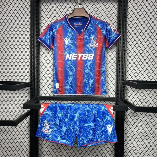2024/2025 Crystal Palace Home Soccer Jersey Kids Size  — view 1