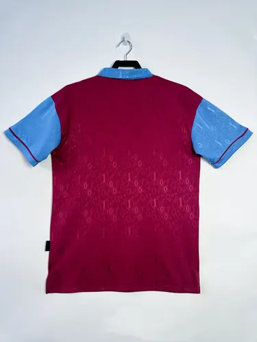 1995-1997 Retro West Ham United Football Shirt Home  — view 2