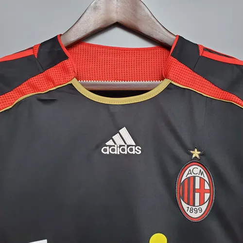 2006/2007 رجعي AC Milan قميص كرة قدم ثالث خارجي جودة تايلاندية — view 3