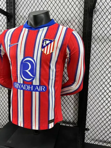 2024/2025 Player Version Atletico Madrid Home Long Sleeve  — view 8