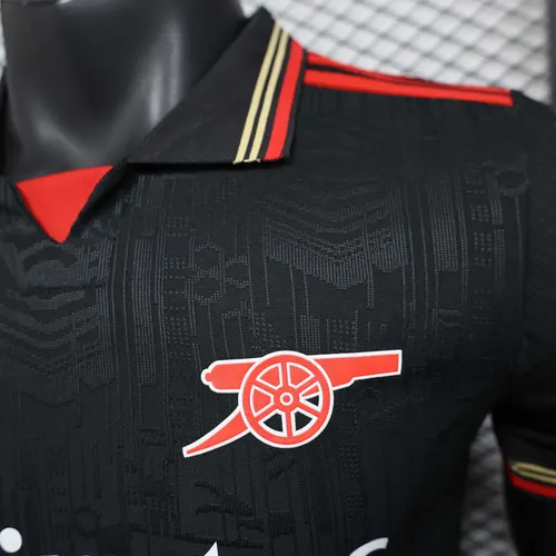 2025/2026 Versión Jugador Arsenal Edición Especial Negra Camiseta de Fútbol  — view 5