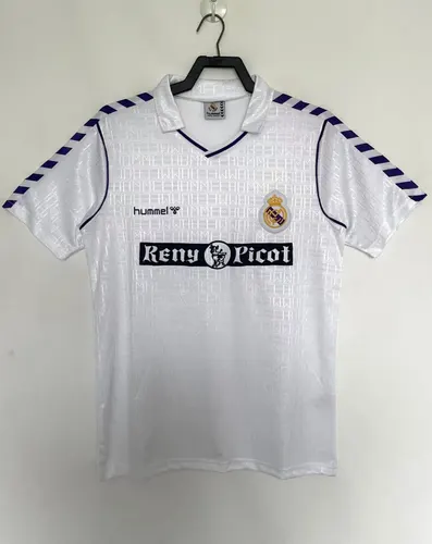 1988-1990 Retro Real Madrid Home Soccer Jersey  — view 1