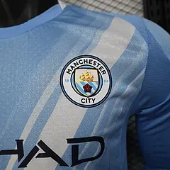 2025/2026 Long Sleeve Player Version Manchester City Home Football Shirt  — view 5