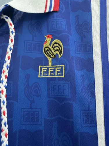 1996 Retro France Home Football Shirt  — view 4
