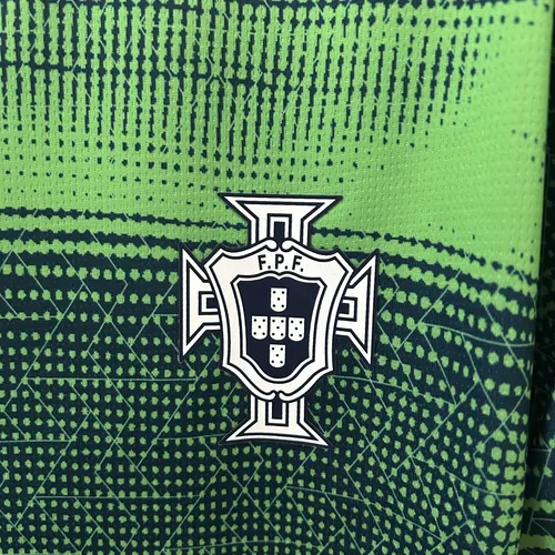 2025 Portugal Trainingsbekleidung Grün Fußballtrikot AAA Fan-Qualität — view 7