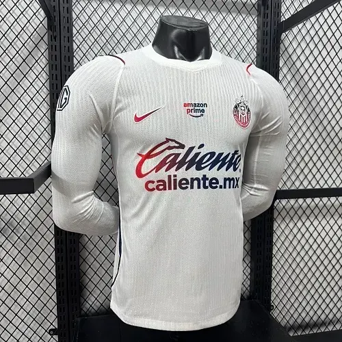 2026/2027 Camisa de Futebol Chivas Away Versão Jogador Manga Longa   — view 3