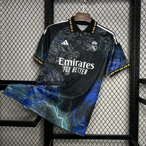 2024/2025 Real Madrid Maillot Dragon Noir 