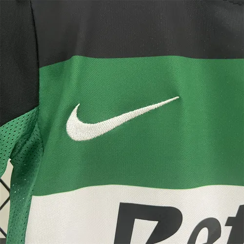 2024/2025 Sporting Lisbon Home Football Jersey Shirt  Kids Size — view 6
