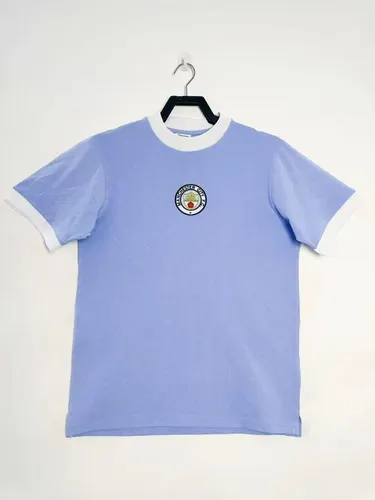 1972 Retro Manchester City Heim Fußballshirt AAA fan-gradät — view 1