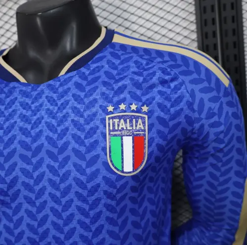 Camiseta de Fútbol Italia Local 2026 Manga Larga Versión Jugador  — view 5