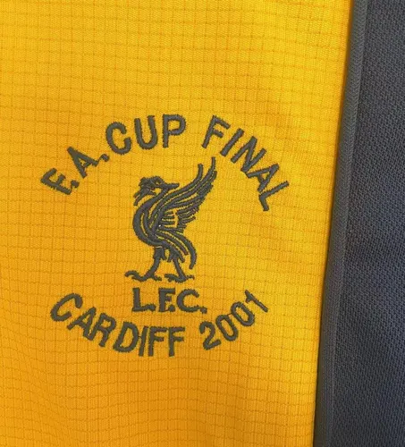 2000/2001 Retro Liverpool FC Tercera Camiseta Visitante  — view 7