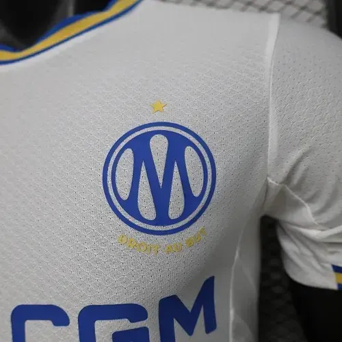 Versão Jogador 2026/2027 Olympique de Marseille Home Camisa de Futebol   — view 5