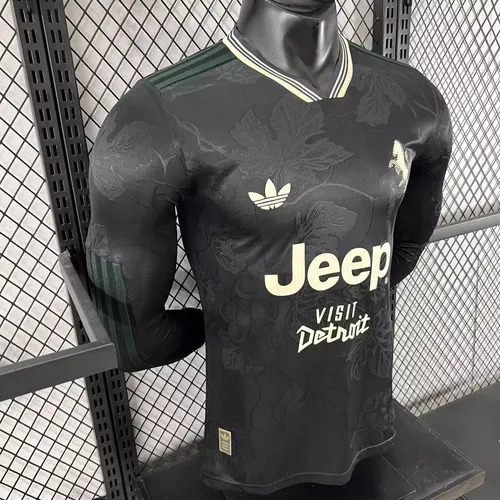 2025/2026 Long Sleeve Player Version Juventus Third Away Football Shirt  — view 4