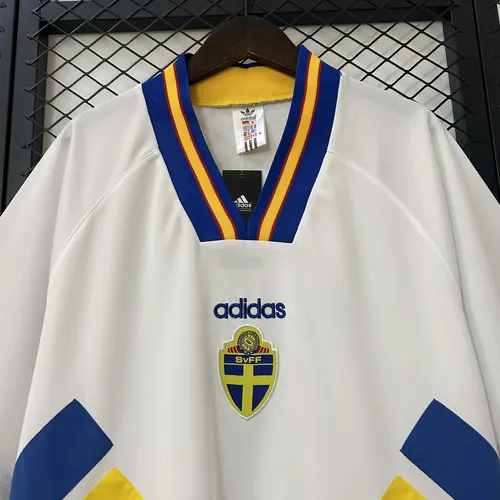 1994 Rétro Suède Maillot Extérieur Football AAA qualité fan — view 3