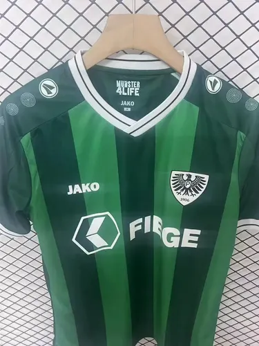 2025/2026 Preußen Münster Heim Fußballtrikot AAA fan-gradät — view 3